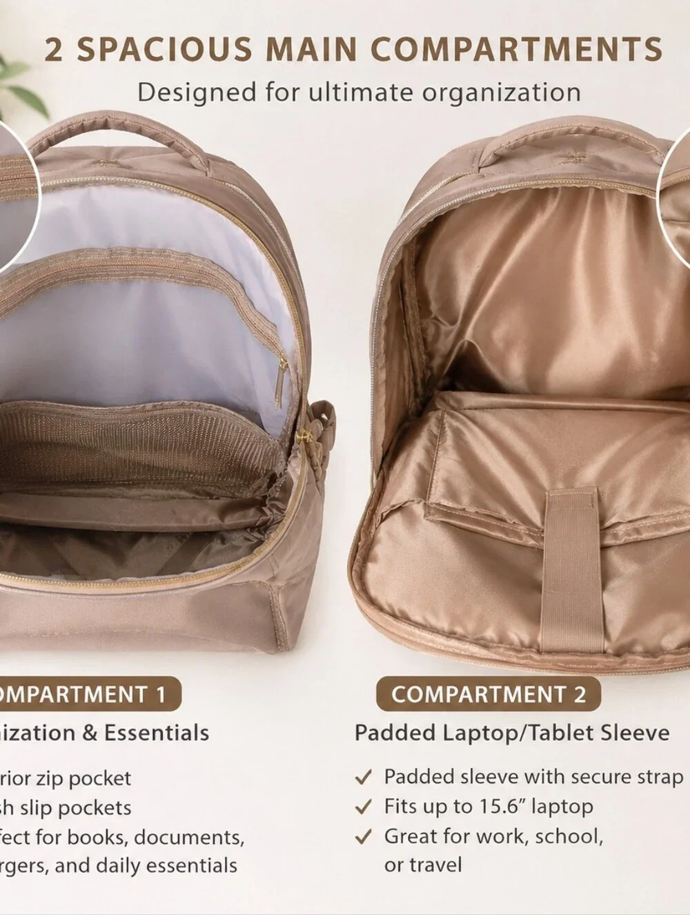 LOVEVOOK XL Diaper Bag Backpack Travel Set Large Capacity NWT